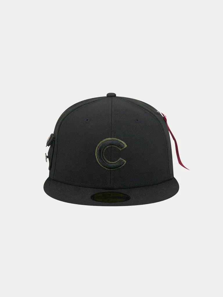Alpha Industries Cubs 59Fifty casquette fitted noire polyester