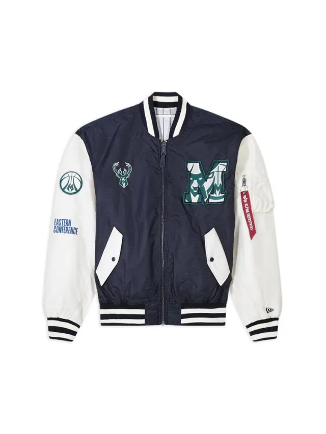 Alpha Industries Bucks New Era L-2B blouson noir