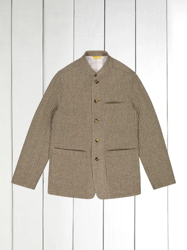 Hollington veste Tyrol laine cachemire sable