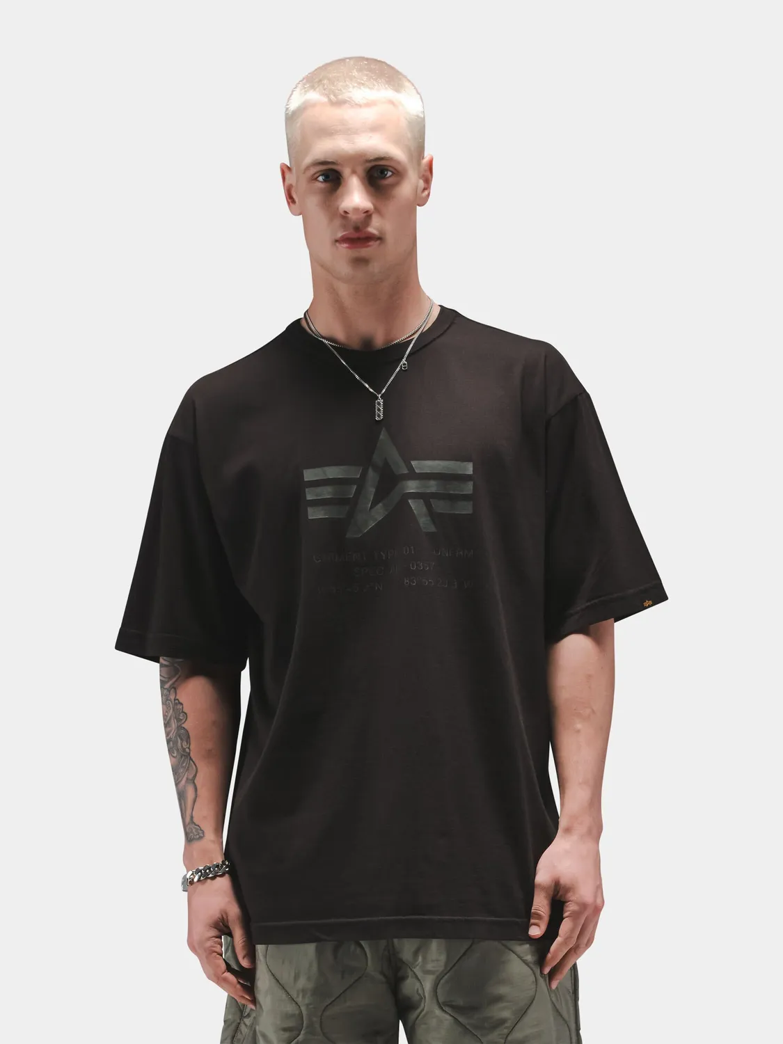 Alpha Industries Relaxed Coordinates t-shirt coton moss