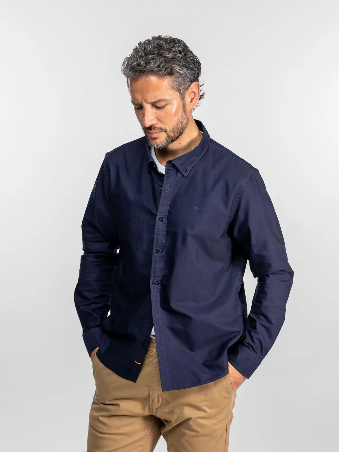 Daytona Shirof chemise oxford bleu clair