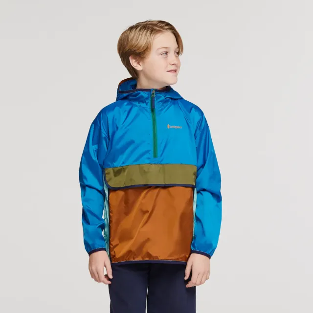 Cotopaxi Teca Half-Zip coupe-vent enfant Fireball léger