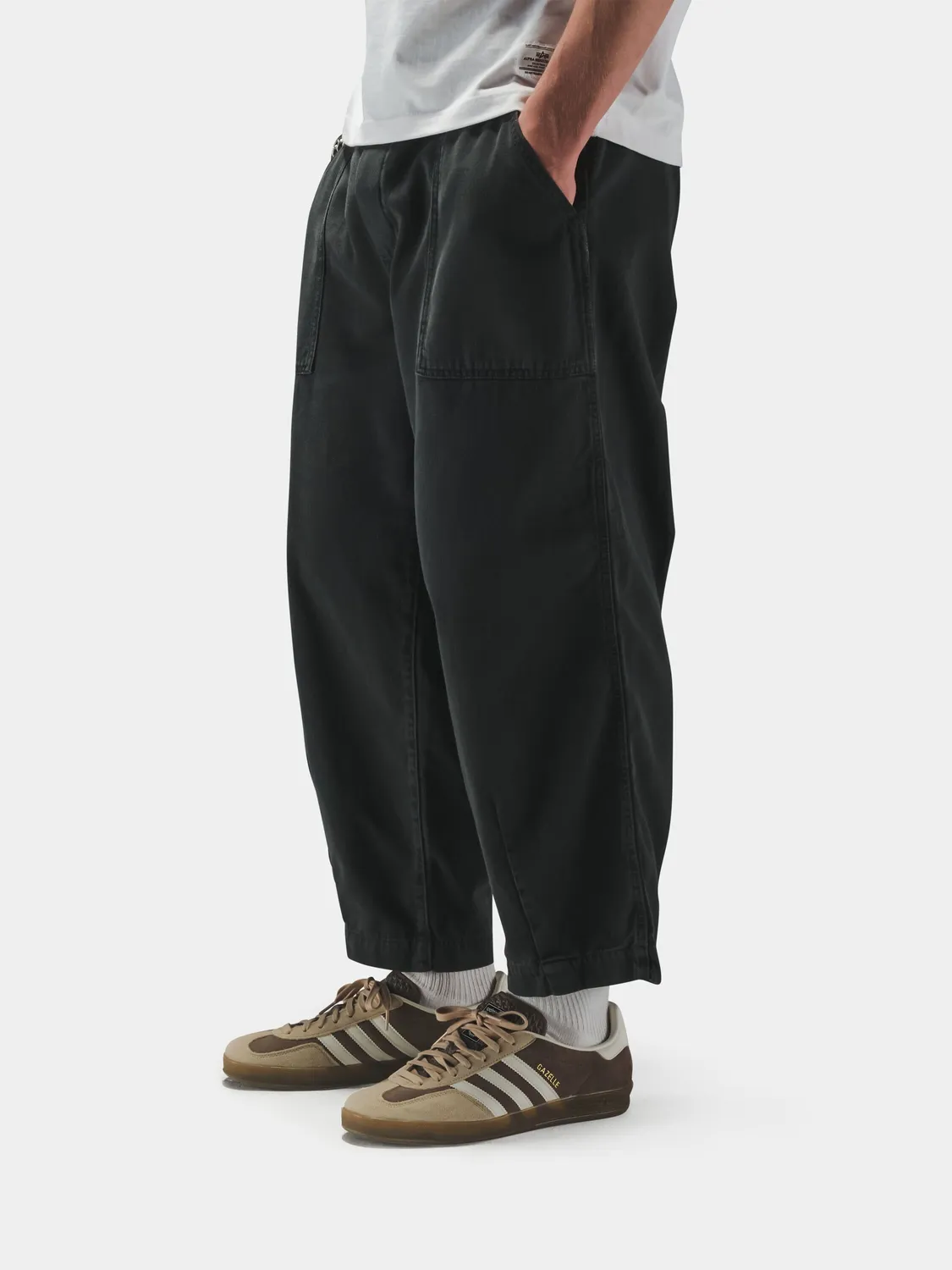 Alpha Industries Oversized Cotton pantalon bleu replica large