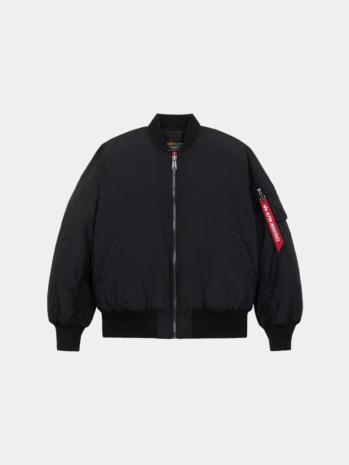 Alpha Industries MA-1 Oxford bomber déperlant noir
