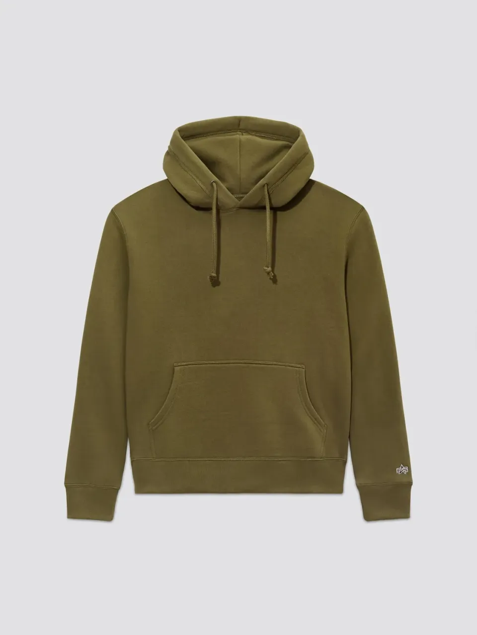 Alpha Industries hoodie sweat olive capuche coton