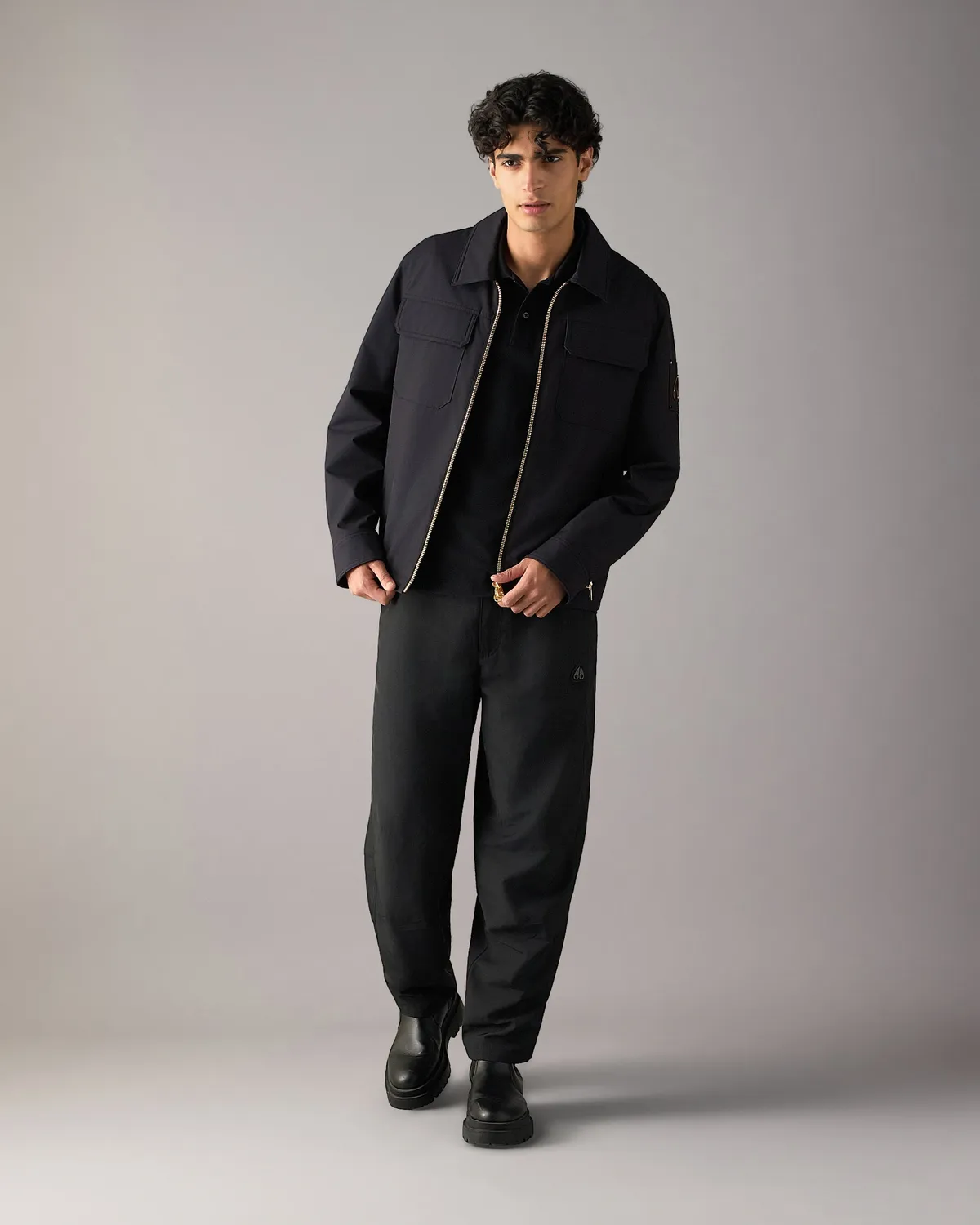 Moose Knuckles Gold Jacques veste noire légère
