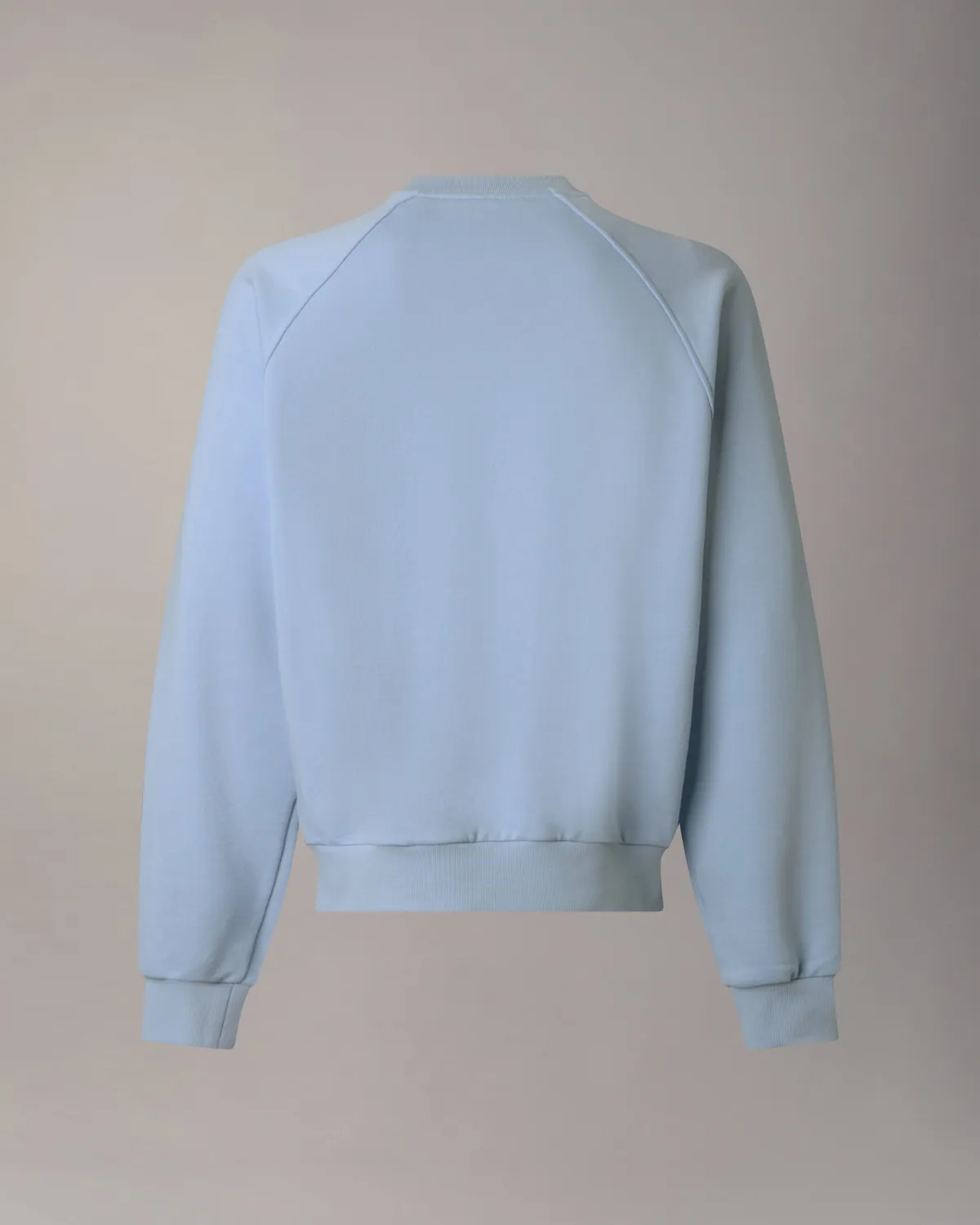 Moose Knuckles Yul Sweat Col Rond Bleu Ice Relax