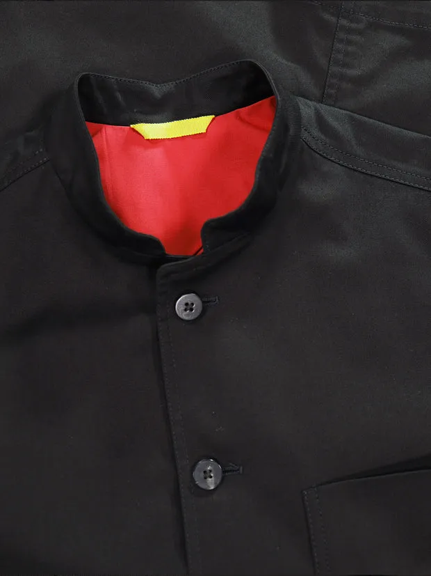 Hollington Tyrol veste pure laine twill stretch noire
