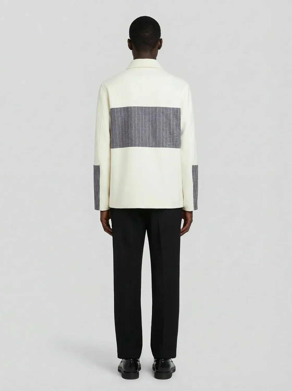 LEBRUN Coach Veste Laine Cachemire Blanc