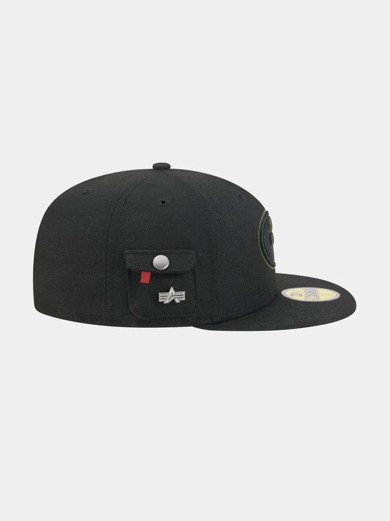 Alpha Industries 59Fifty casquette fitted noire 49ers