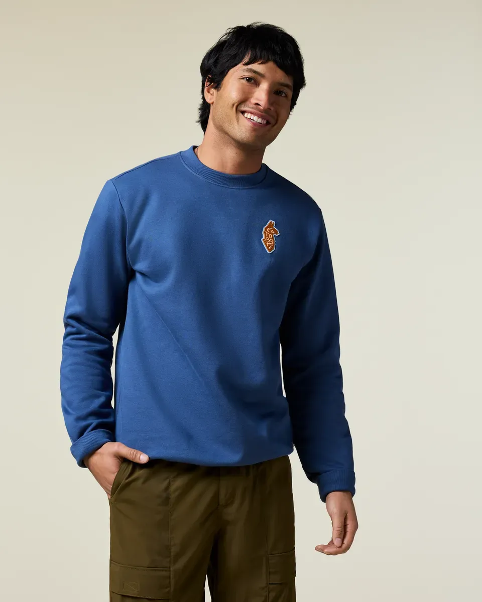 Cotopaxi Lava Llama sweat crew homme deep sea
