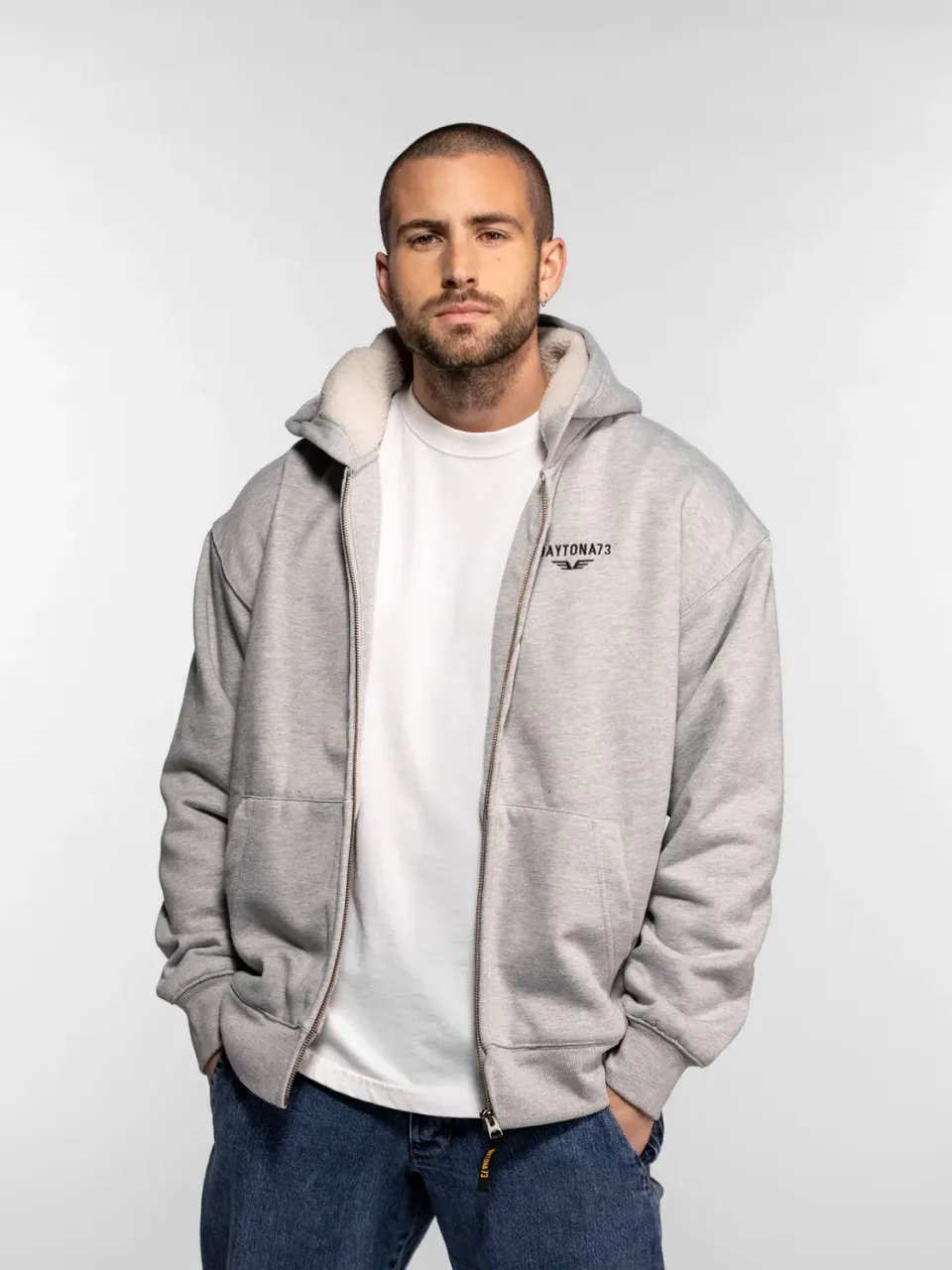 DAYTONA Chamonix sweat sherpa homme noir