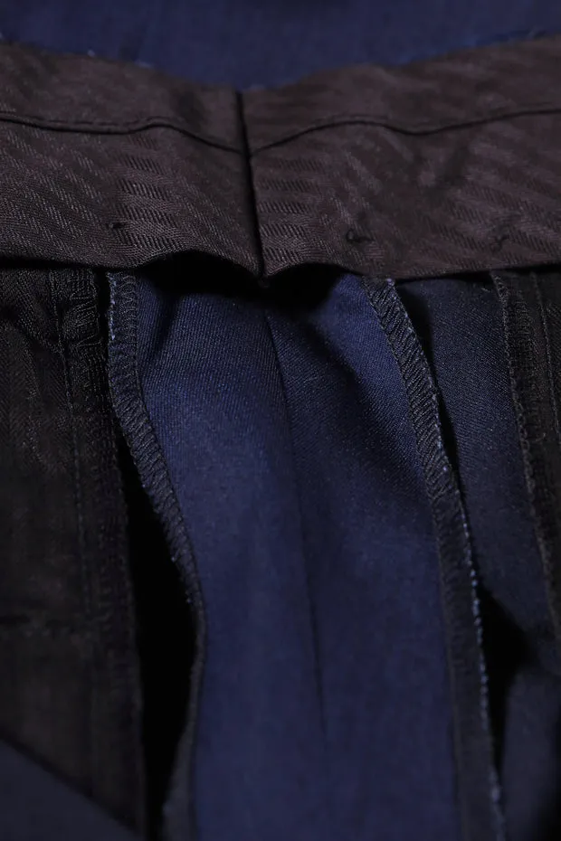 Hollington Jules pantalon large denim japonais bleu nuit