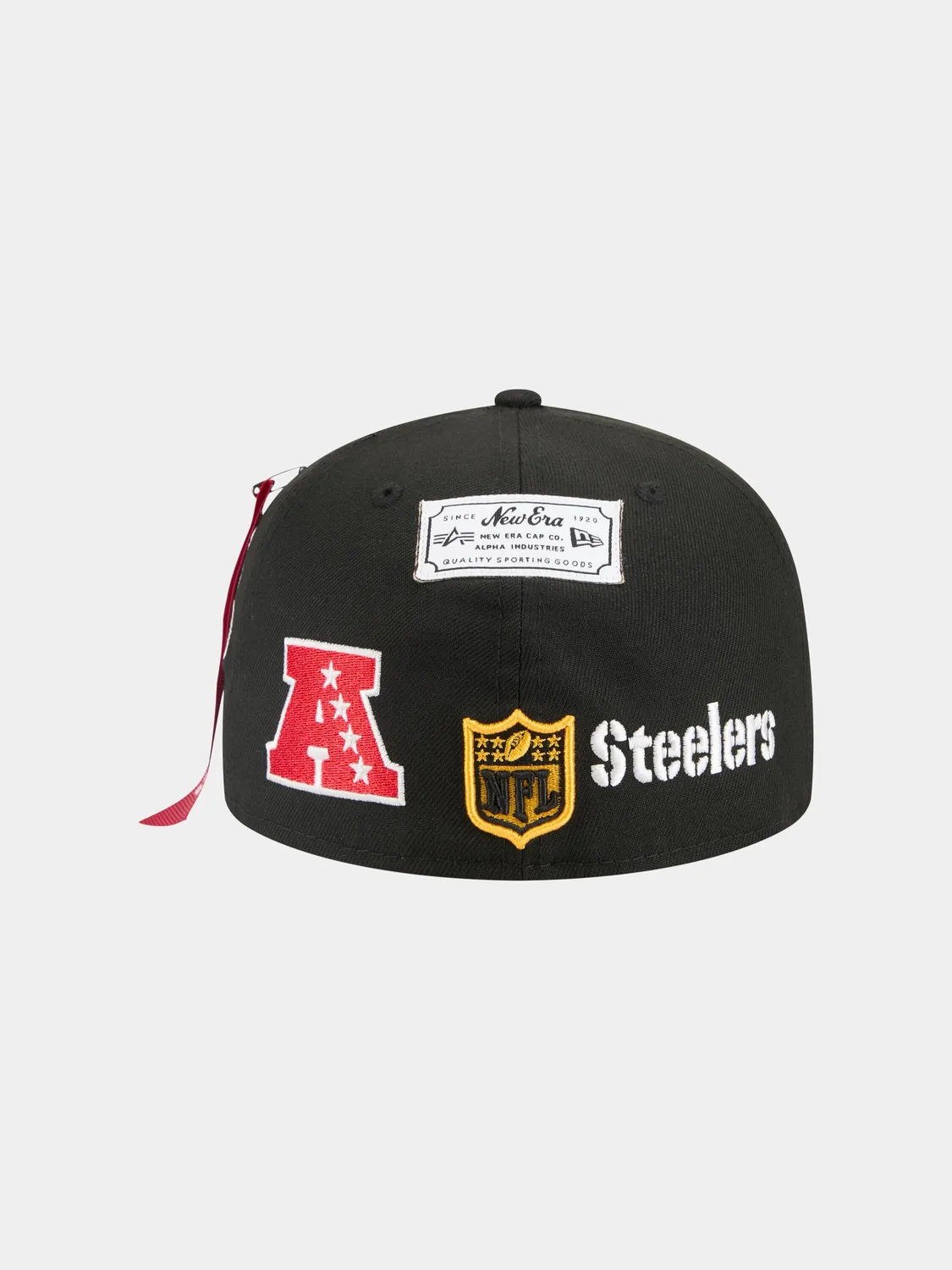Steelers x Alpha x New Era 59Fifty casquette fitted noire