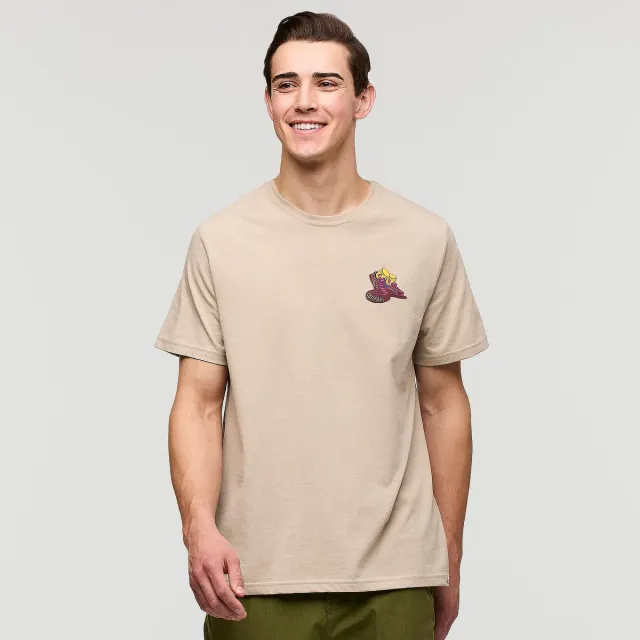 Cotopaxi On the Trail Again t-shirt homme Rusty coton bio