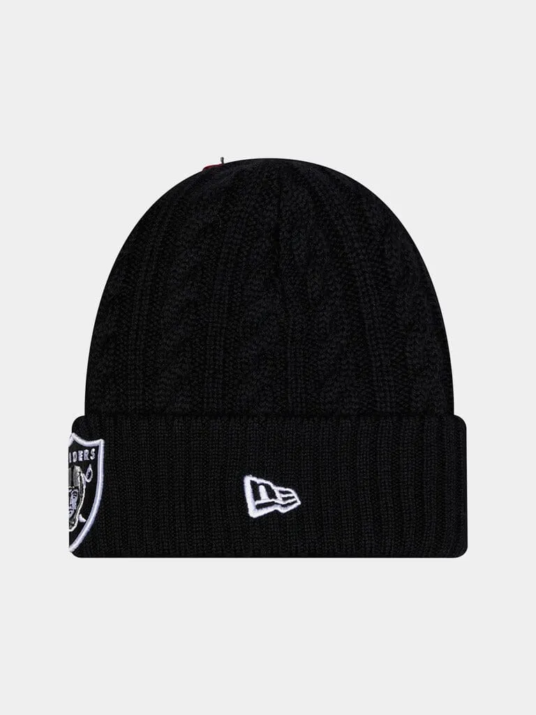 Alpha Industries Raiders Beanie noir laine mérinos