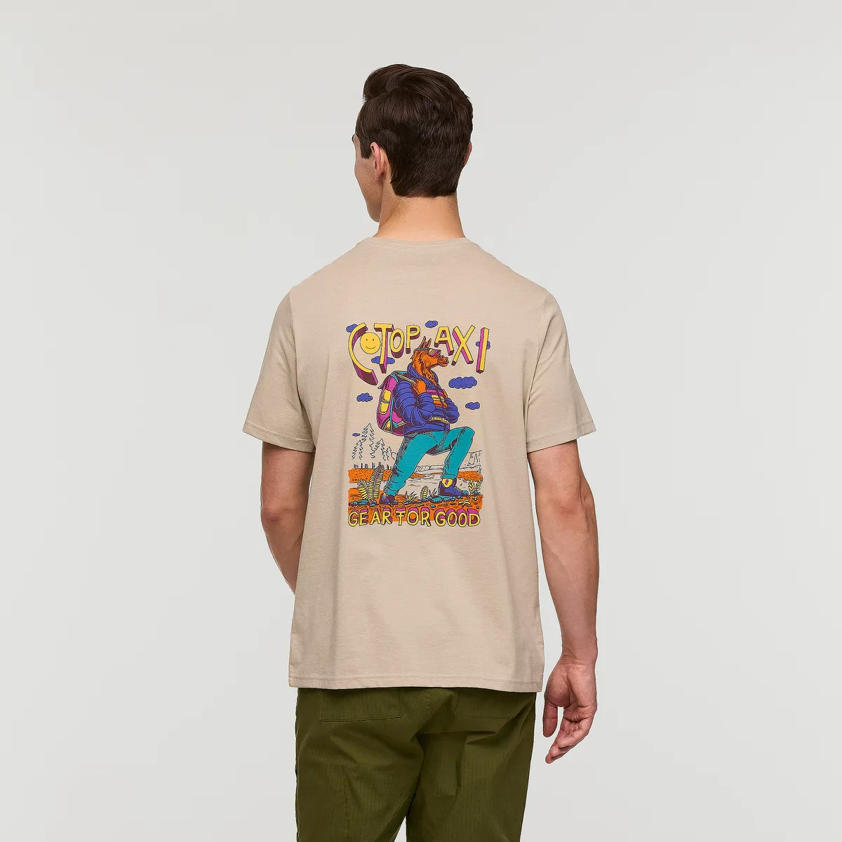 Cotopaxi On the Trail Again t-shirt homme Rusty coton bio