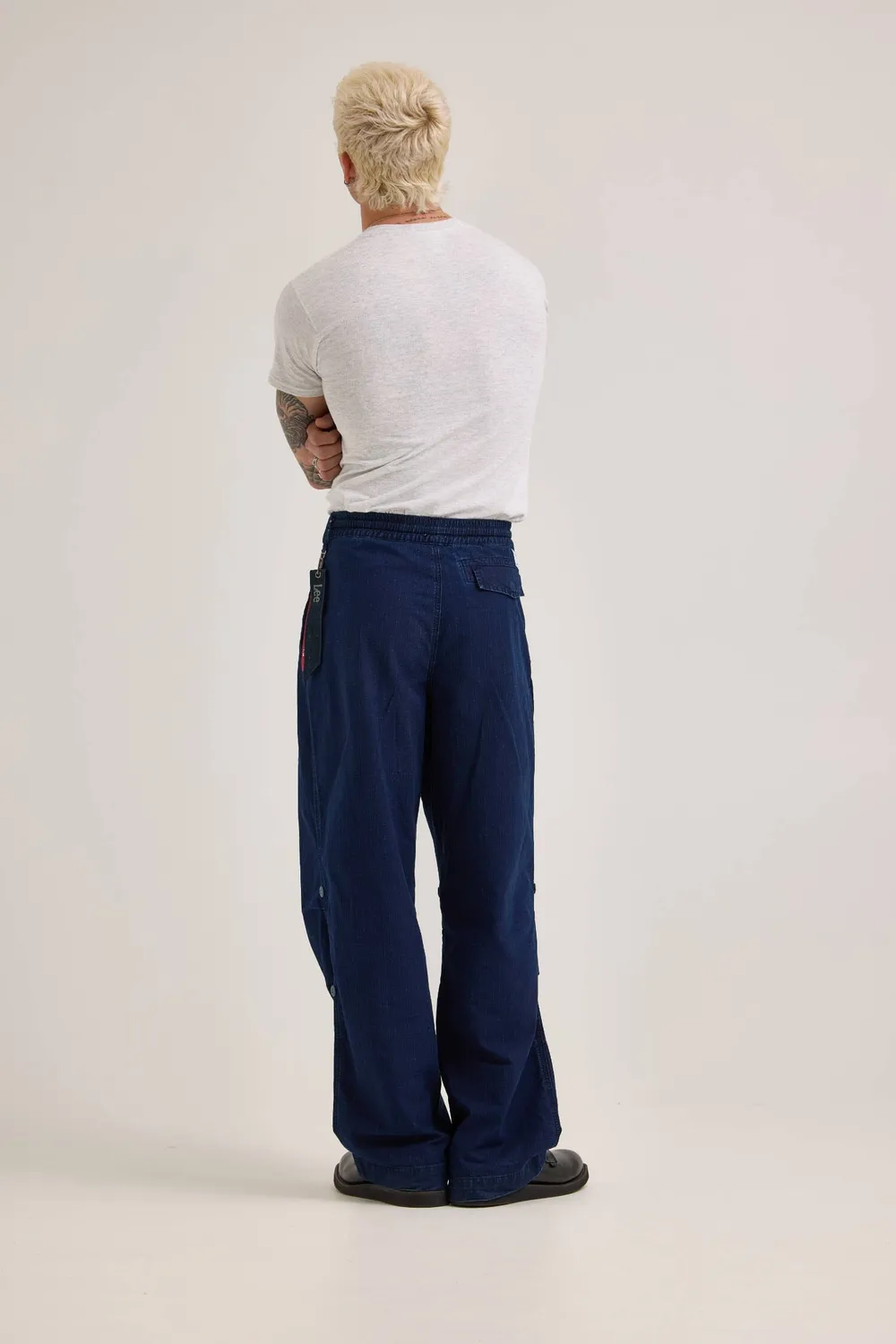 Alpha Industries x Lee Snowpant pantalon indigo ripstop