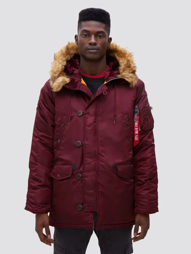 Alpha Industries N-3B Slim parka homme grand froid nylon