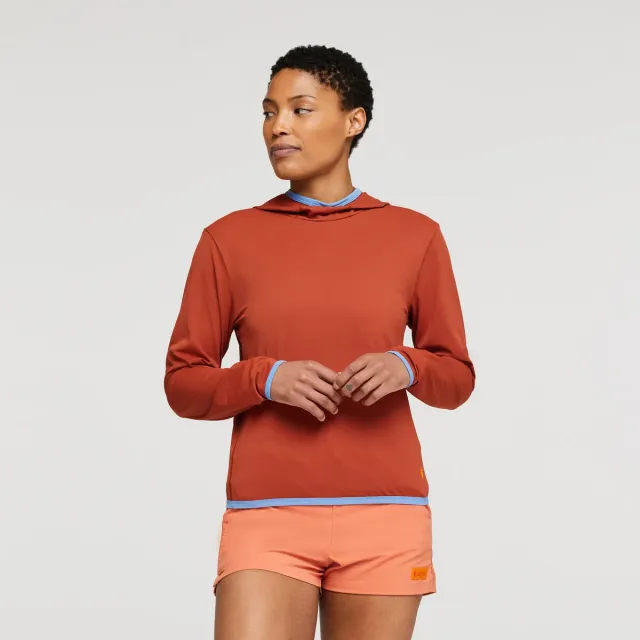 Cotopaxi Sombra sweat capuche femme Spice anti-UV UPF 50+