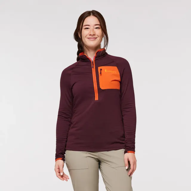 Cotopaxi Otero polaire demi-zip femme Lupine technique
