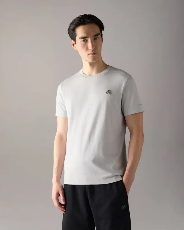 Moose Knuckles Crescent t-shirt stone en coton