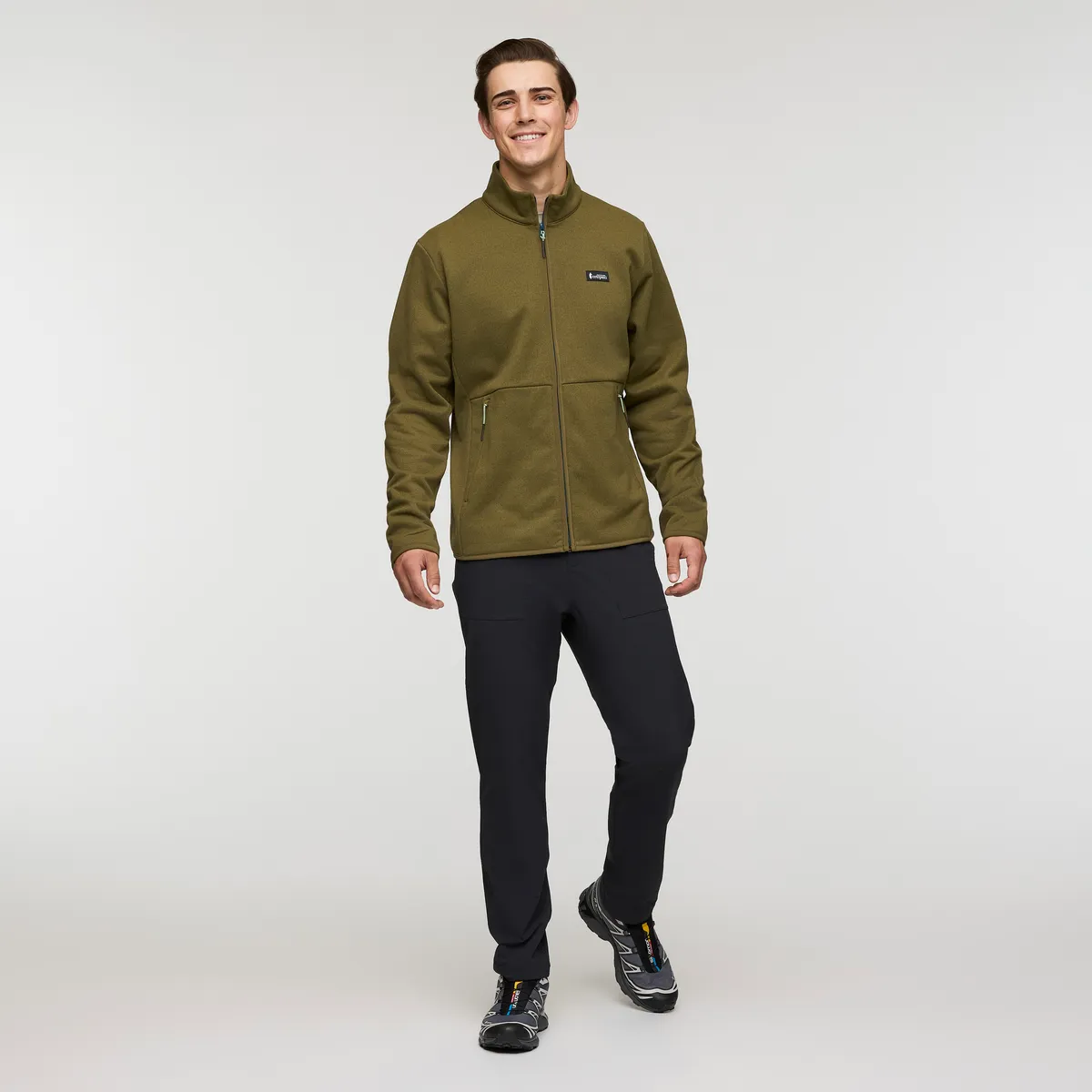 Cotopaxi Envo polaire homme Heather Carbon zip