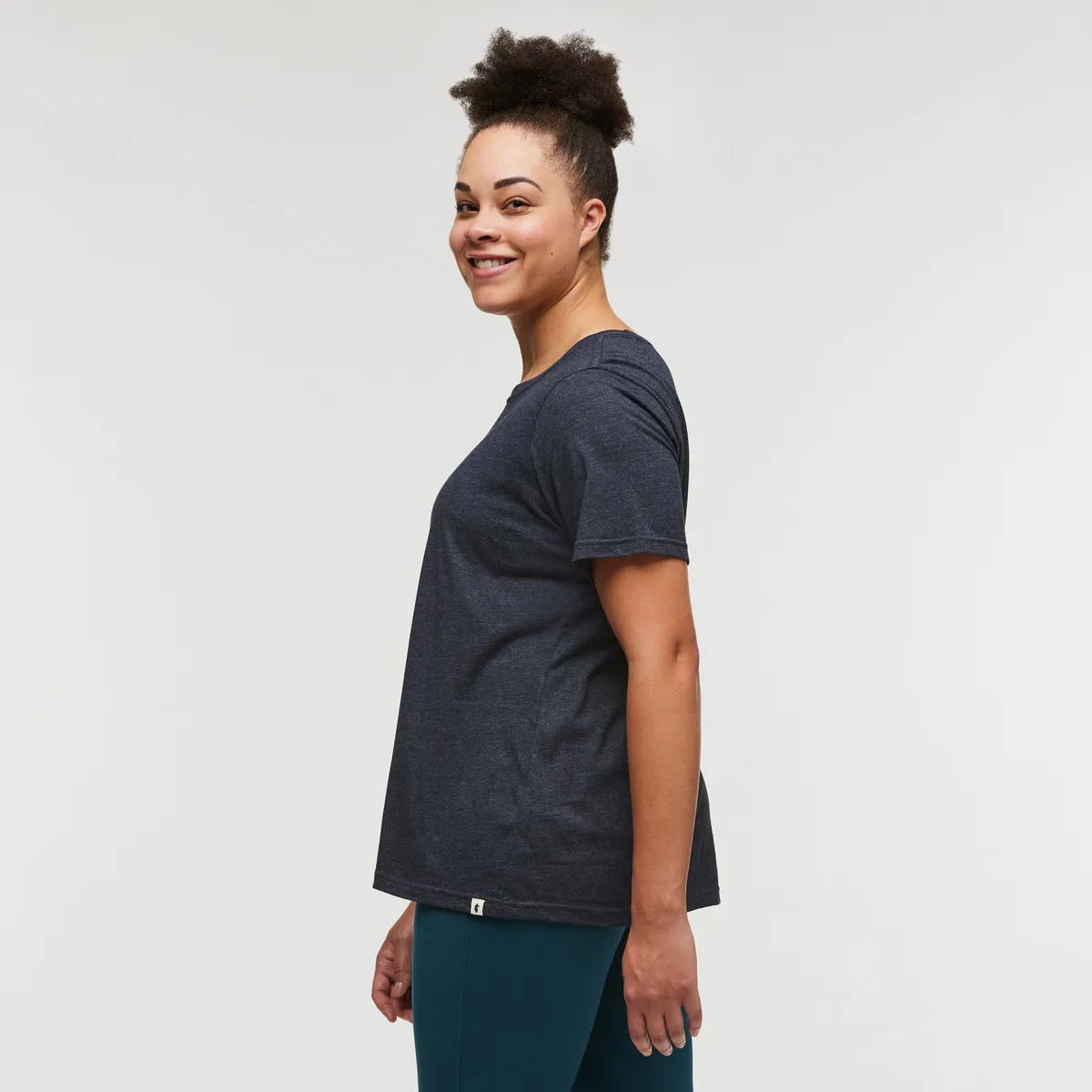 Cotopaxi Llama Stripes t-shirt femme Oatmeal rayures lama
