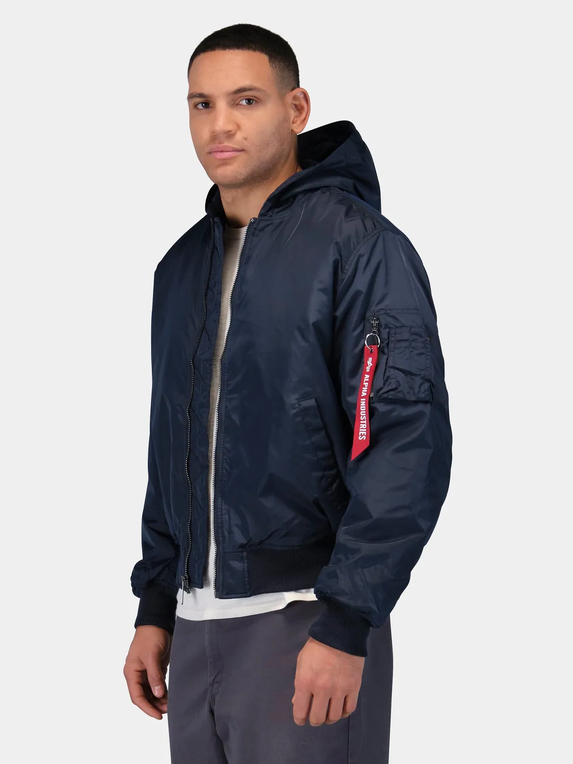Alpha Industries MA-1 Hooded blouson bomber oxford capuche