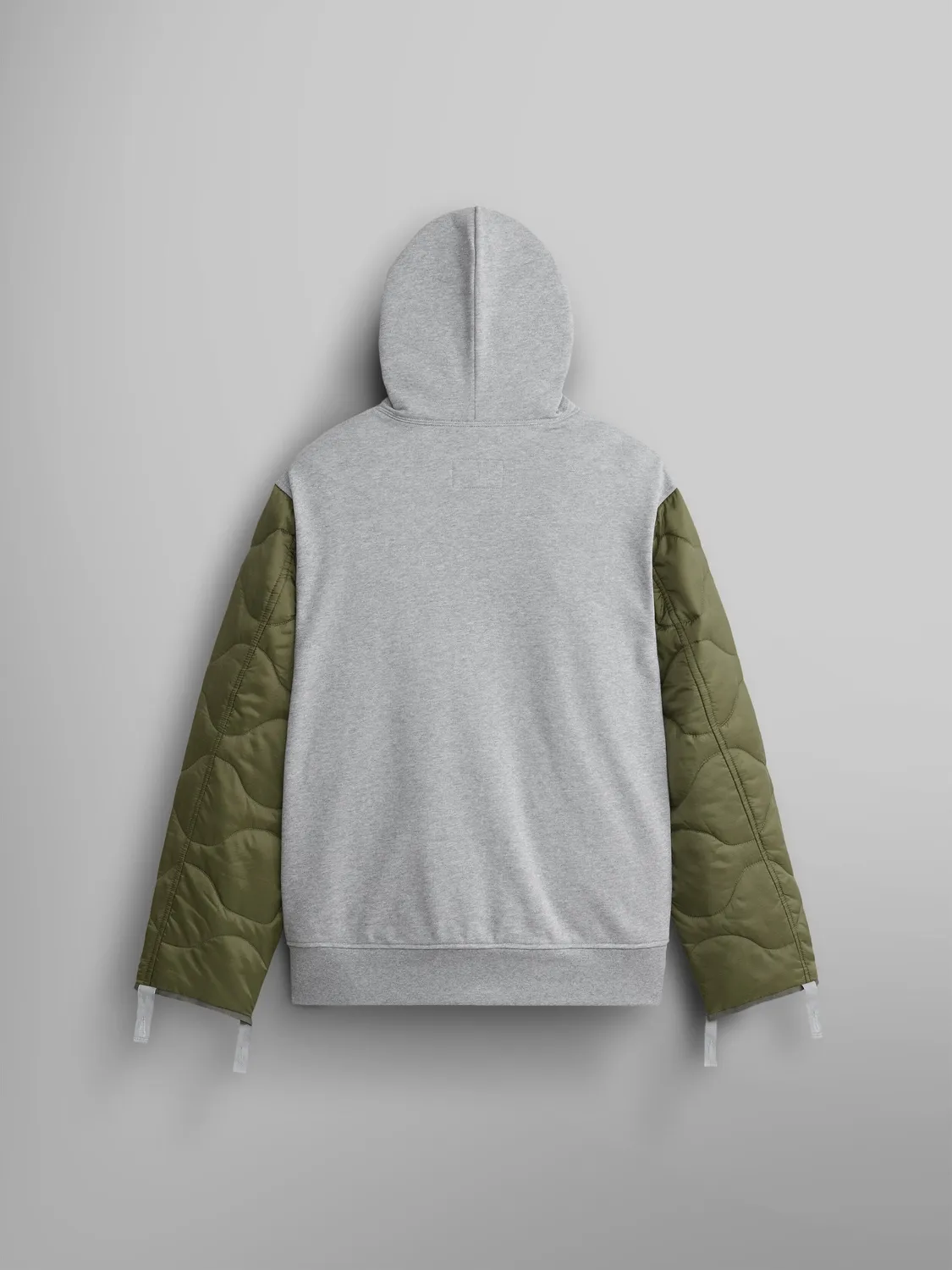 Alpha Industries ALS/92 Quilted Liner hoodie gris chiné