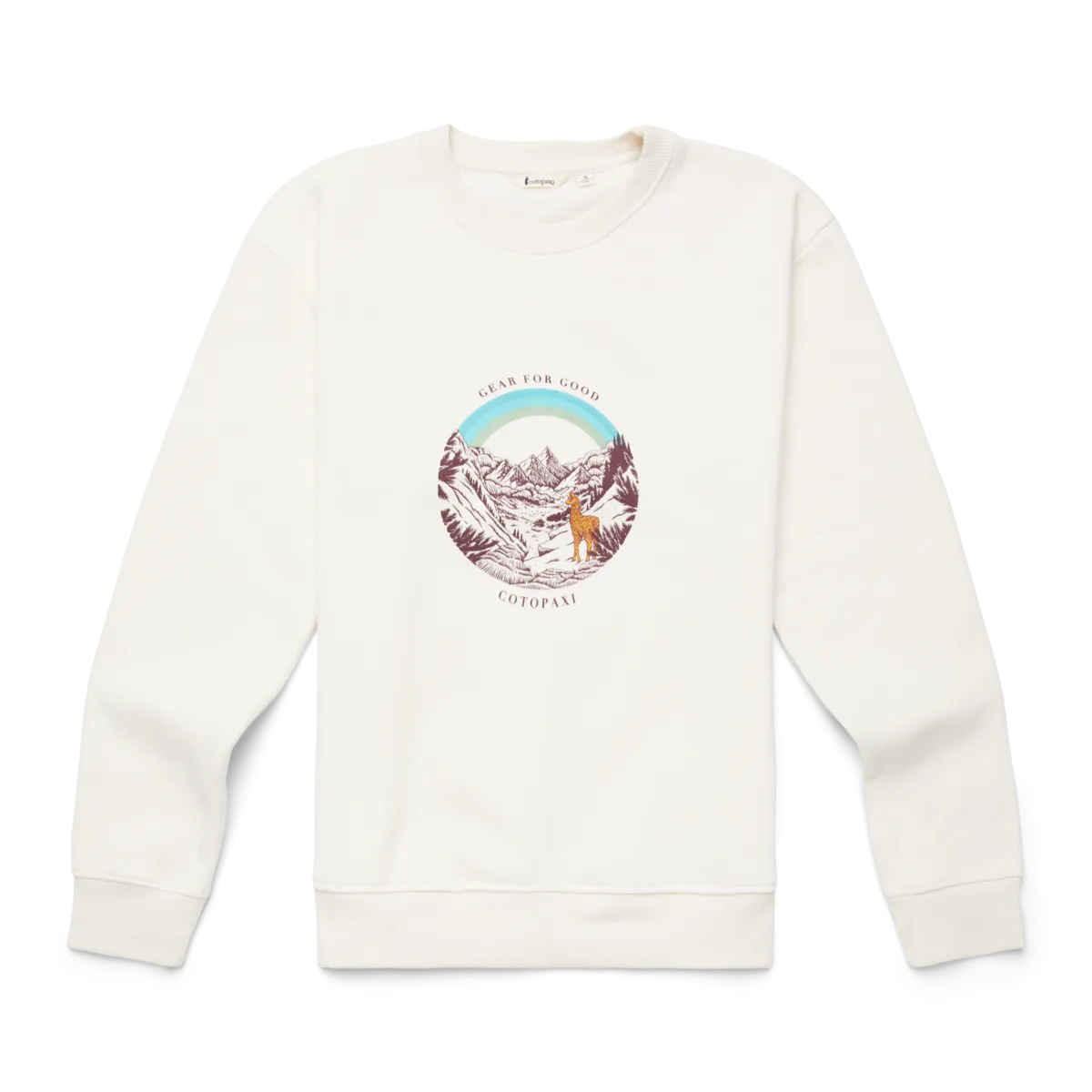 Cotopaxi Traveling Llama Crew sweat femme Bone doux
