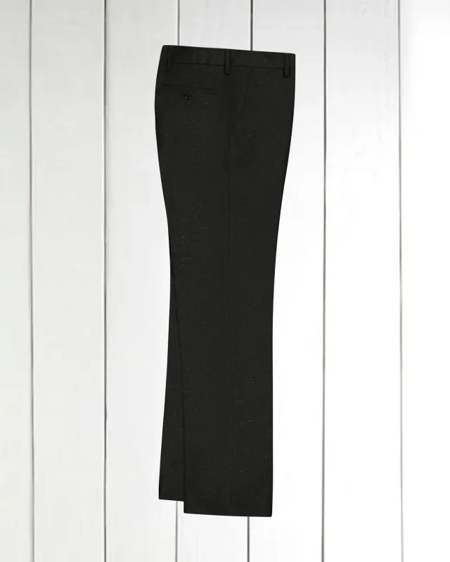 Hollington Siza coupe ajustée pantalon tweed vert taille 42