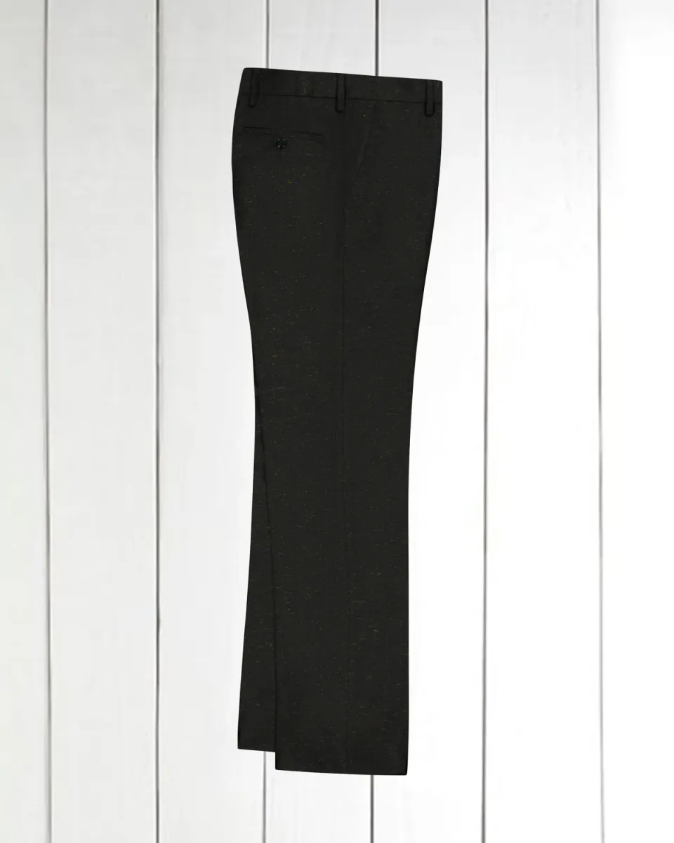 Hollington Siza coupe ajustée pantalon tweed vert taille 42