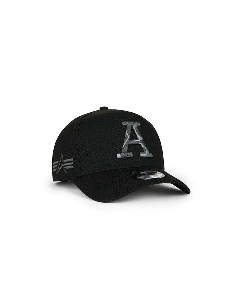 Alpha Industries New Era 9Forty casquette noire ajustable