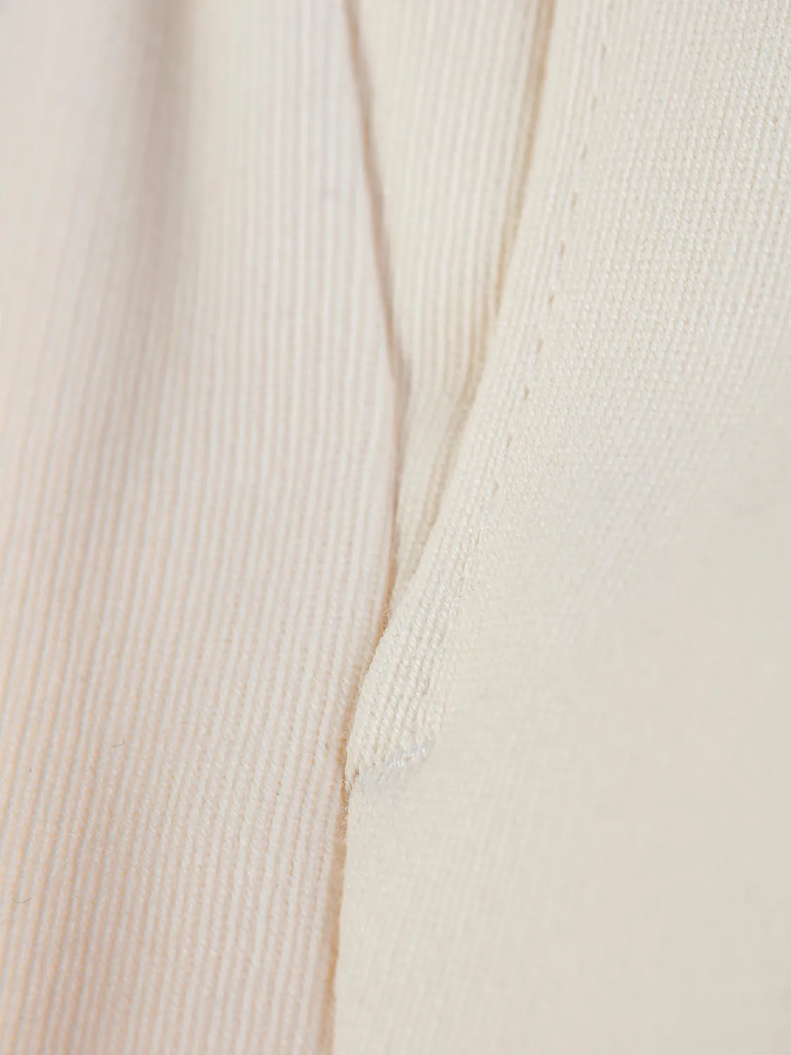 Hollington Siza italien pantalon écru serge coton laine taille 44