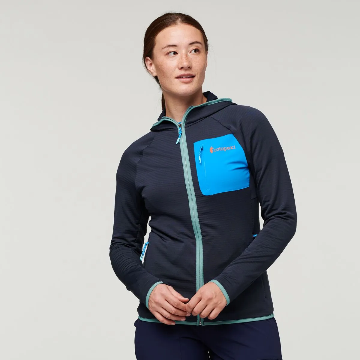 Cotopaxi Otero veste polaire femme à capuche graphite