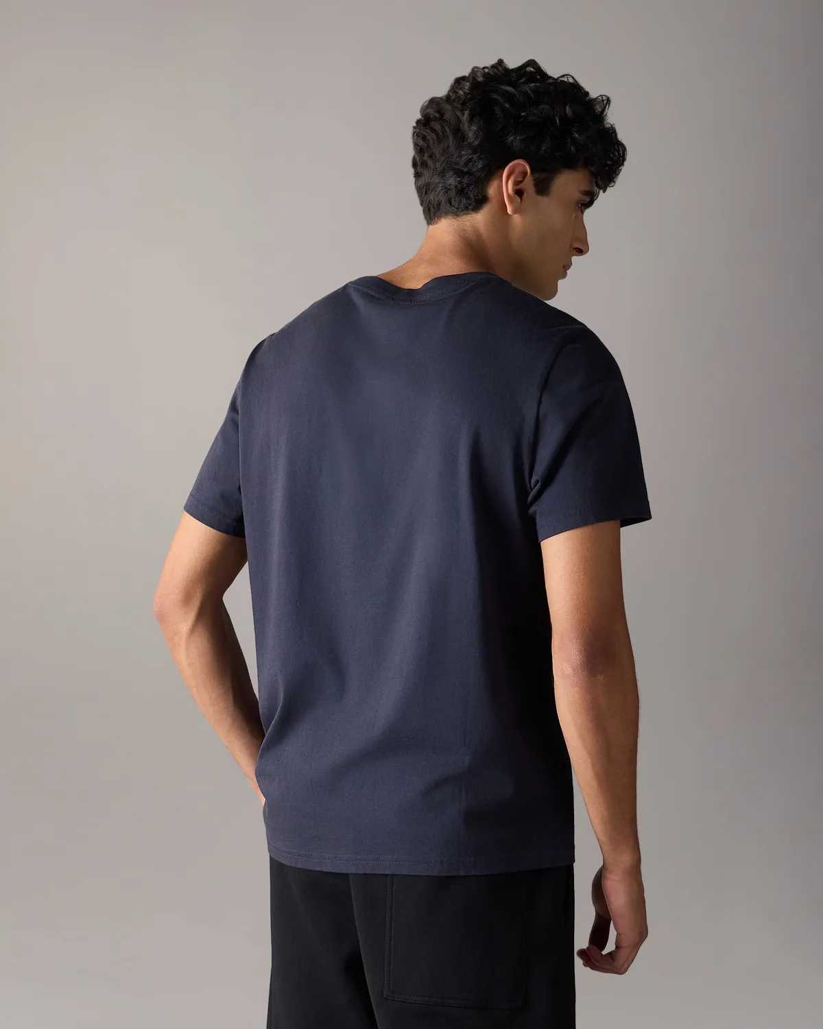 Moose Knuckles Crescent T-Shirt t-shirt Navy coton