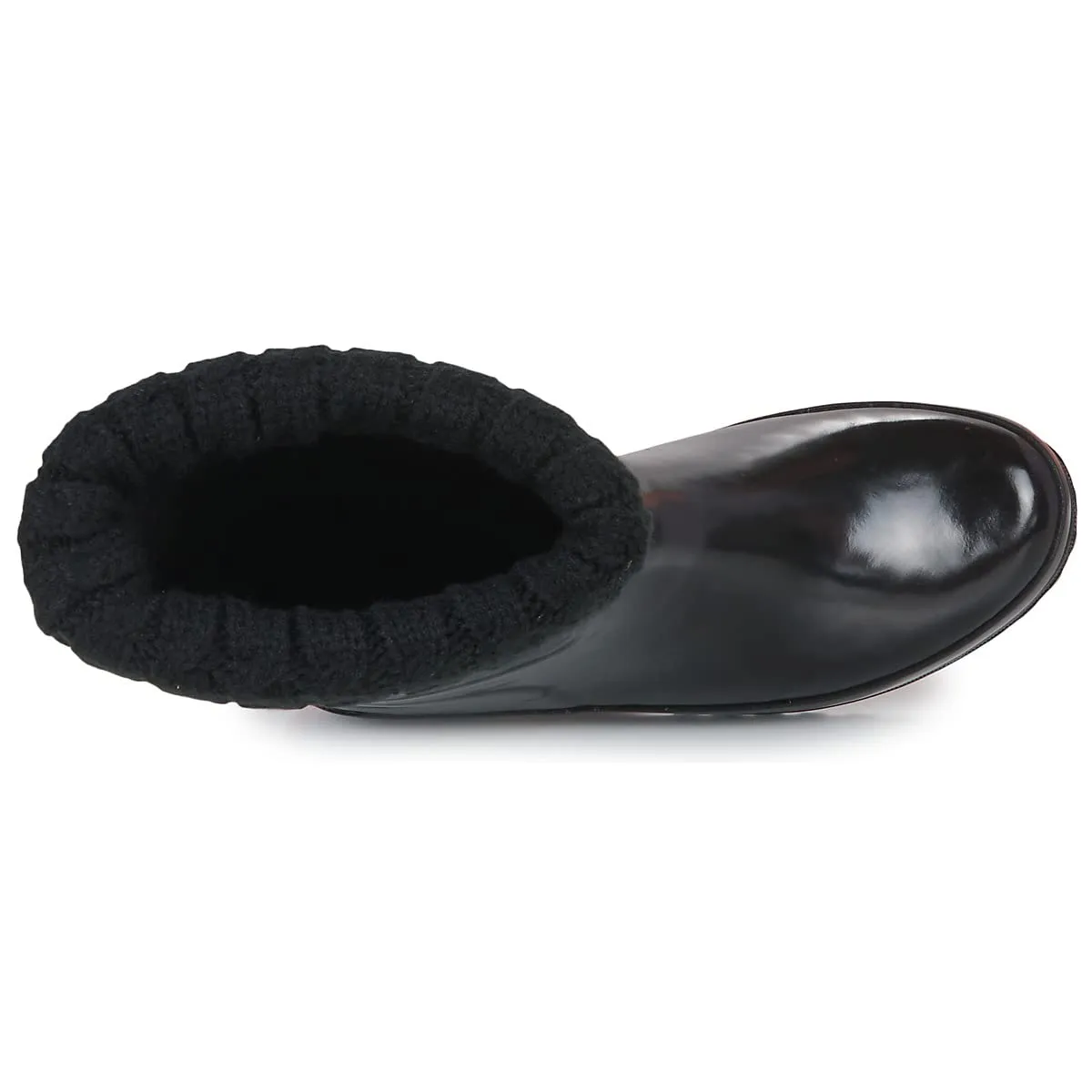 Aigle Eliosa Winter botte de pluie femme noire fourrée