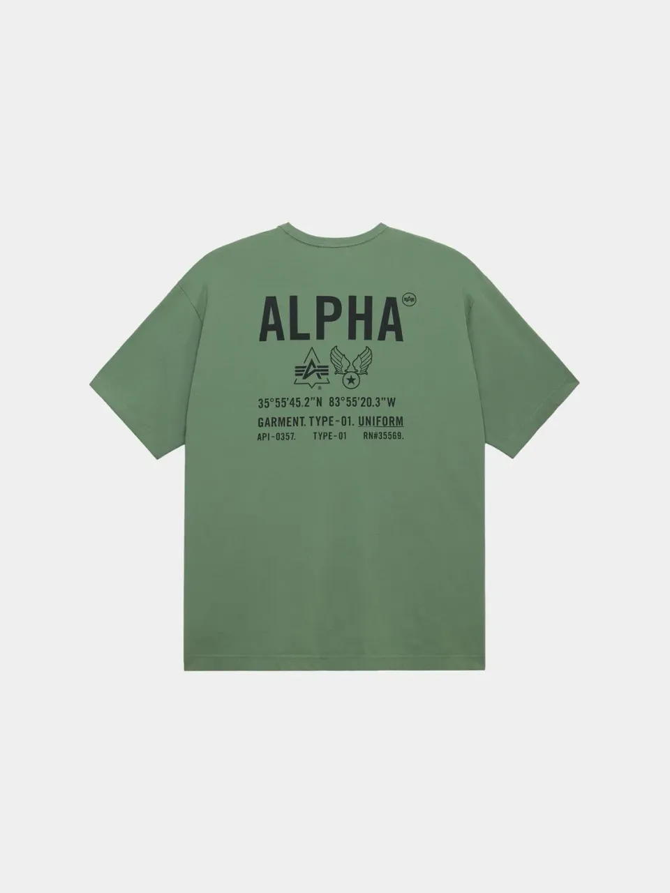 Alpha Industries Relaxed Uniform Tee t-shirt noir coton