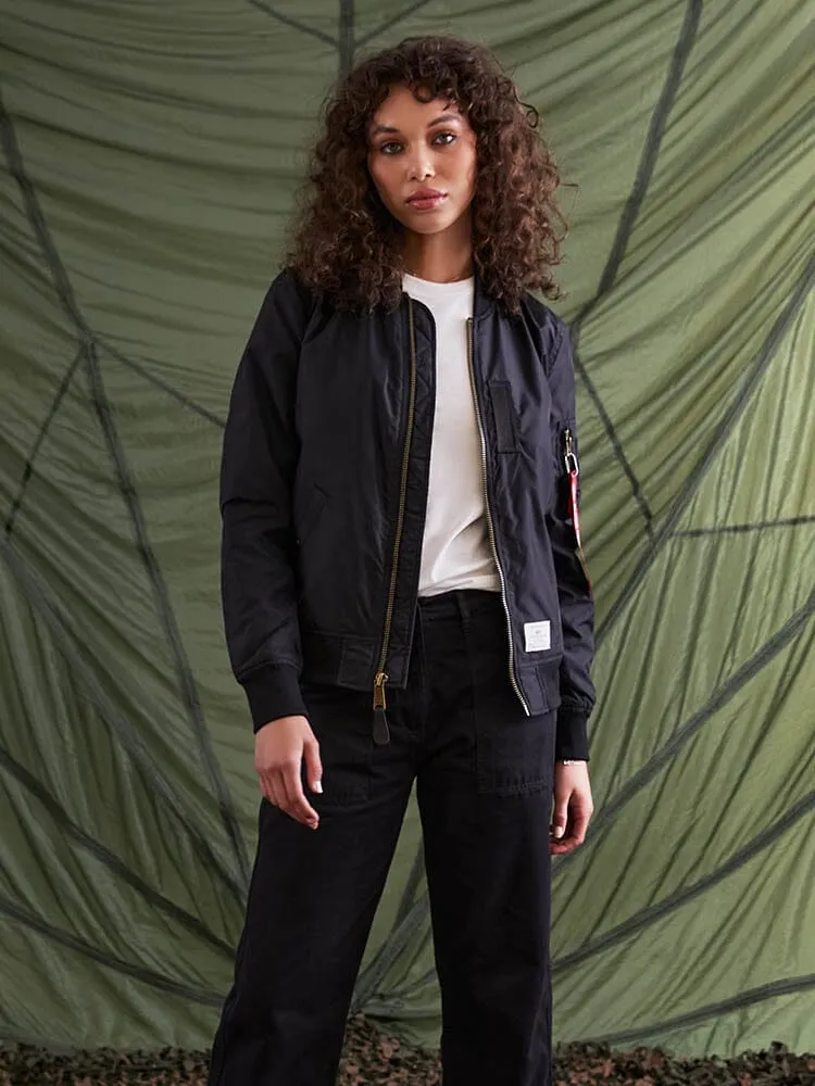 Alpha Industries L-2B Skymaster bomber femme léger noir