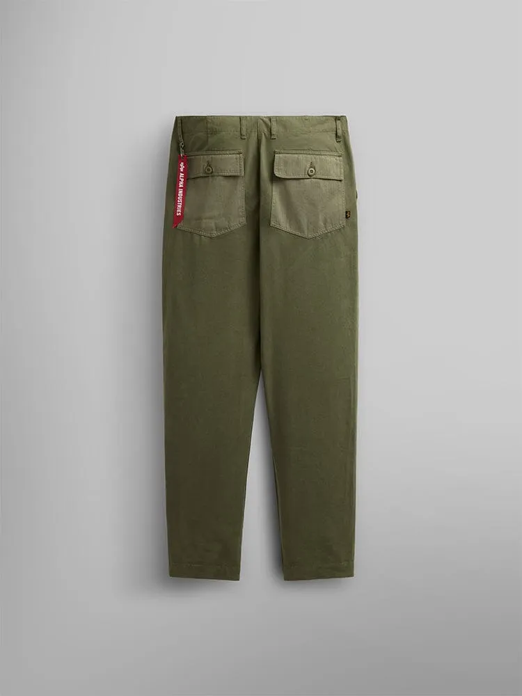 Alpha Industries Fatigue pantalon cargo OG-107 vert coton