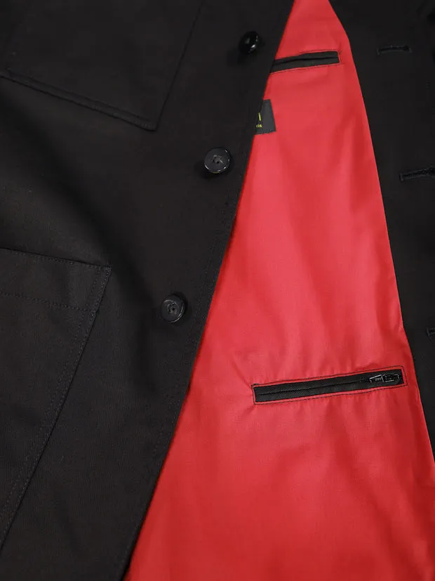 Hollington Lyon veste coton stretch noire