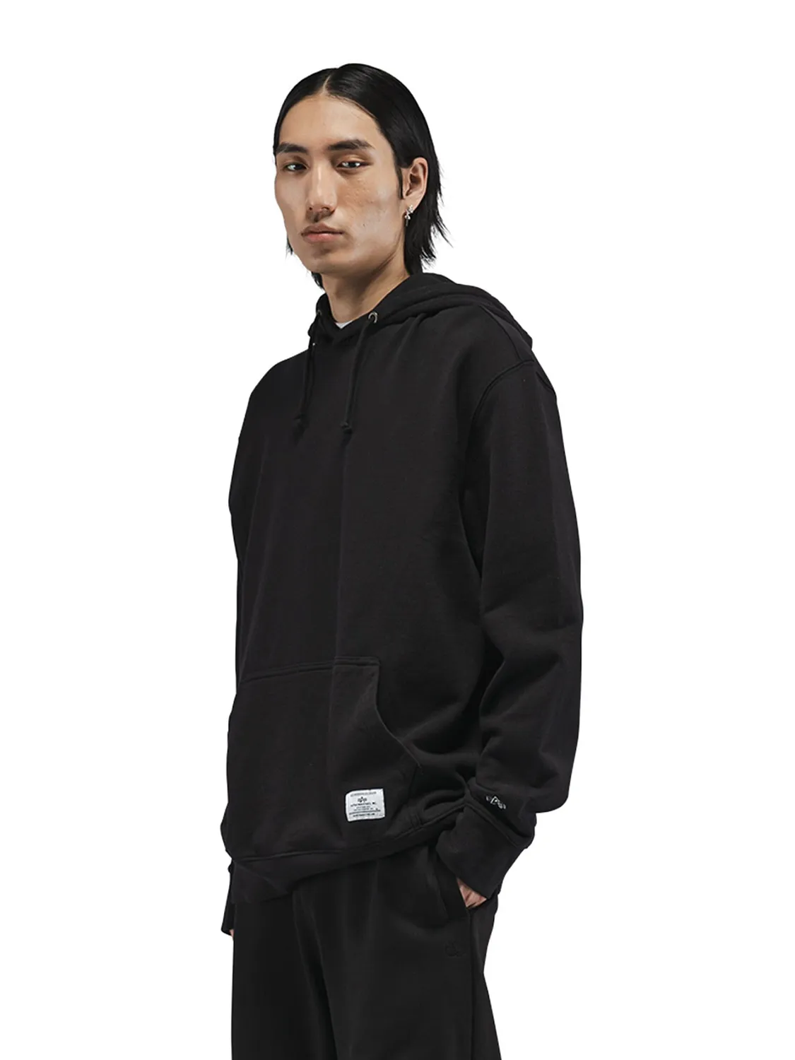Alpha Industries Essential sweat capuche noir Gen II coton
