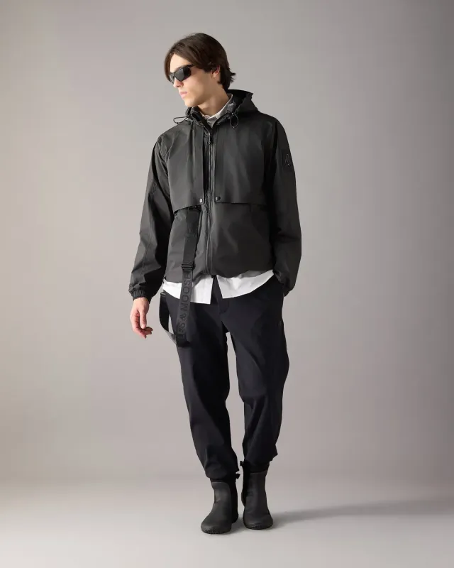Moose Knuckles Knox veste de pluie noire pliable