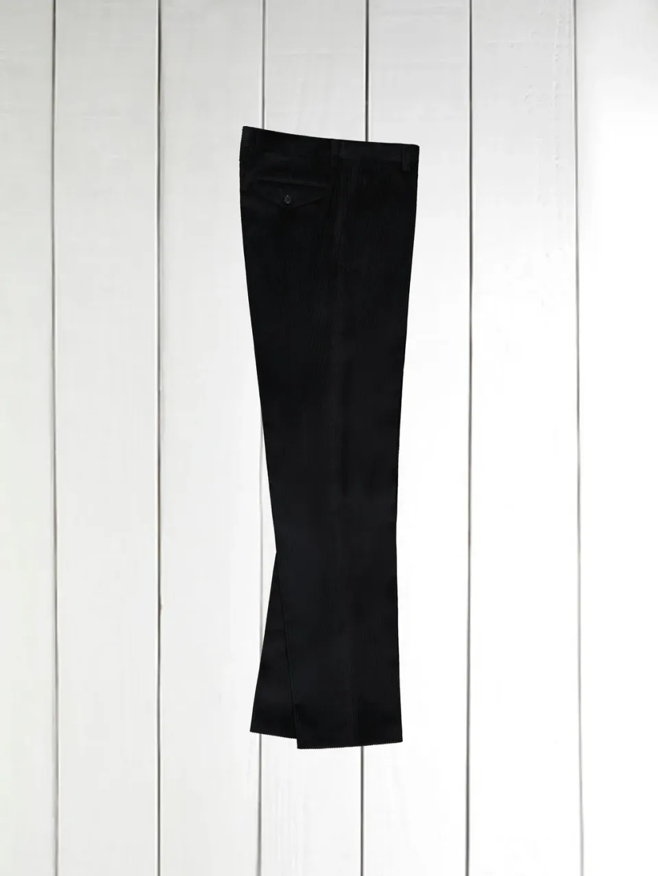 Hollington Jules pantalon noir velours coupe ample