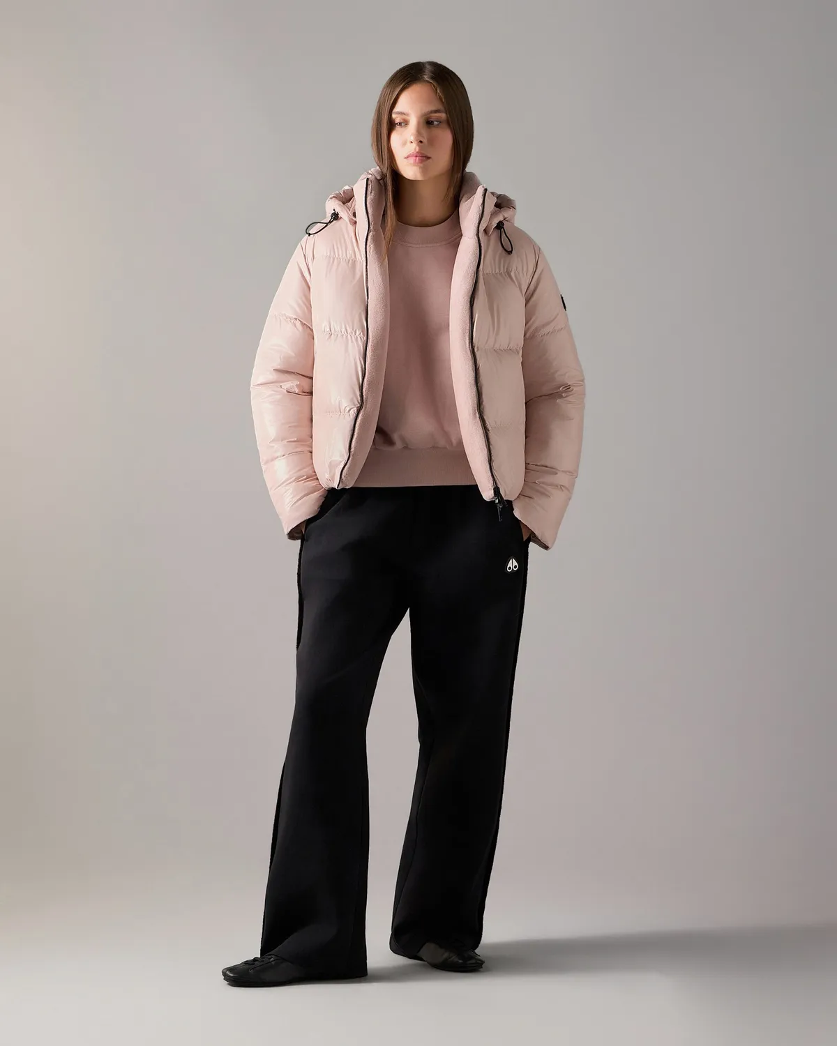 Moose Knuckles Queens Puffer Rosewood Réversible