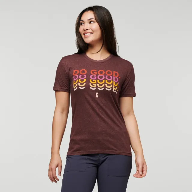 Cotopaxi Do Good Repeat T-shirt femme coton marin