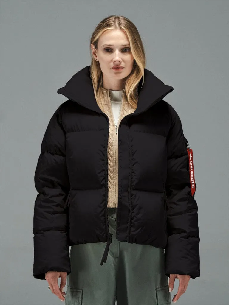 Alpha Industries Sierra Short doudoune femme noir grand froid