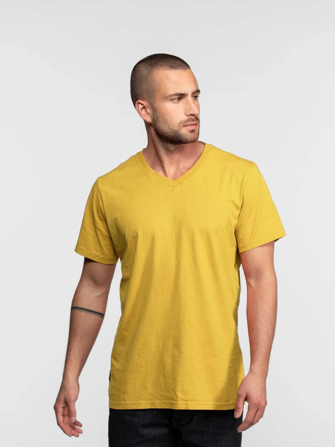 DAYTONA Donell t-shirt vintage coton bleu algiers