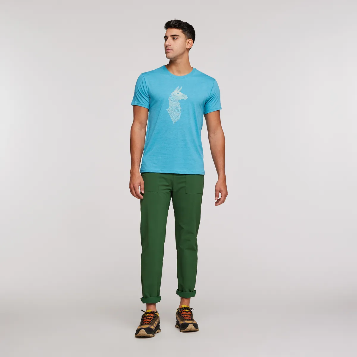 Cotopaxi Topo Llama T-Shirt t-shirt homme Canyon coton recyclé